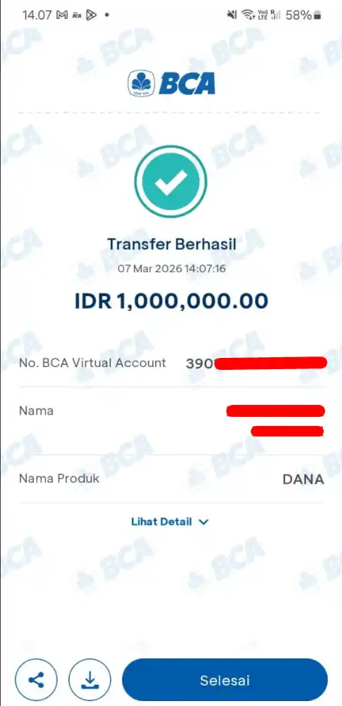 Bukti Transfer