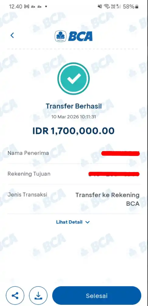 Bukti Transfer