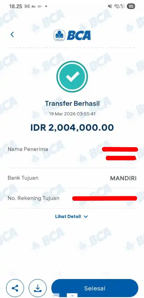 Bukti Transfer