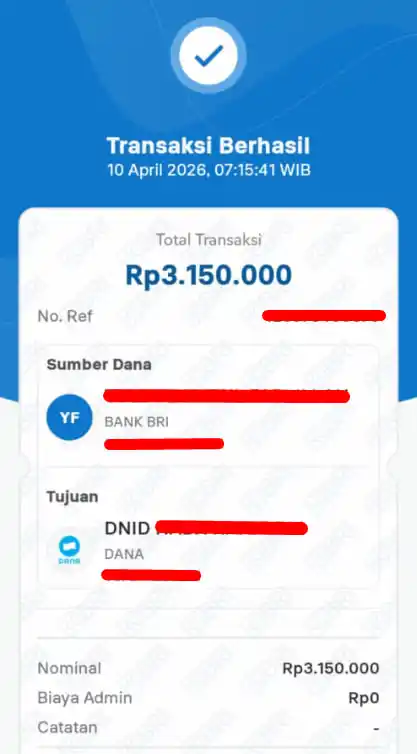 Bukti Transfer