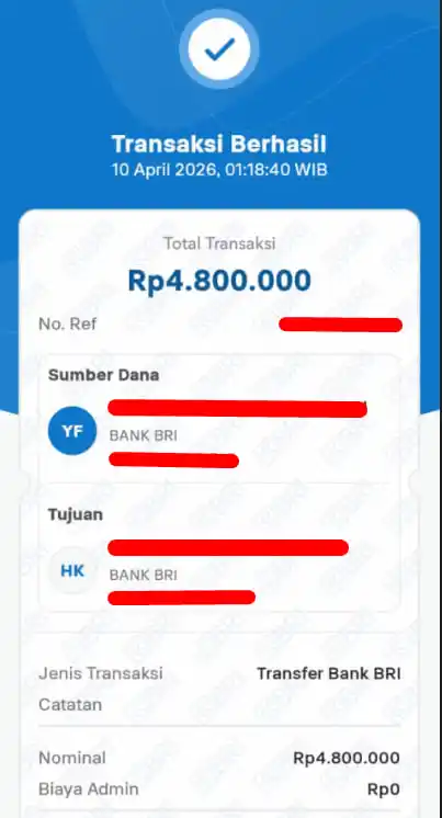 Bukti Transfer