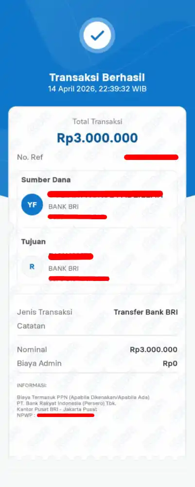 Bukti Transfer