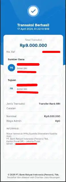 Bukti Transfer