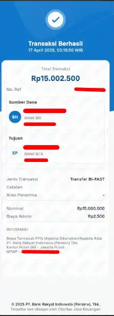 Bukti Transfer