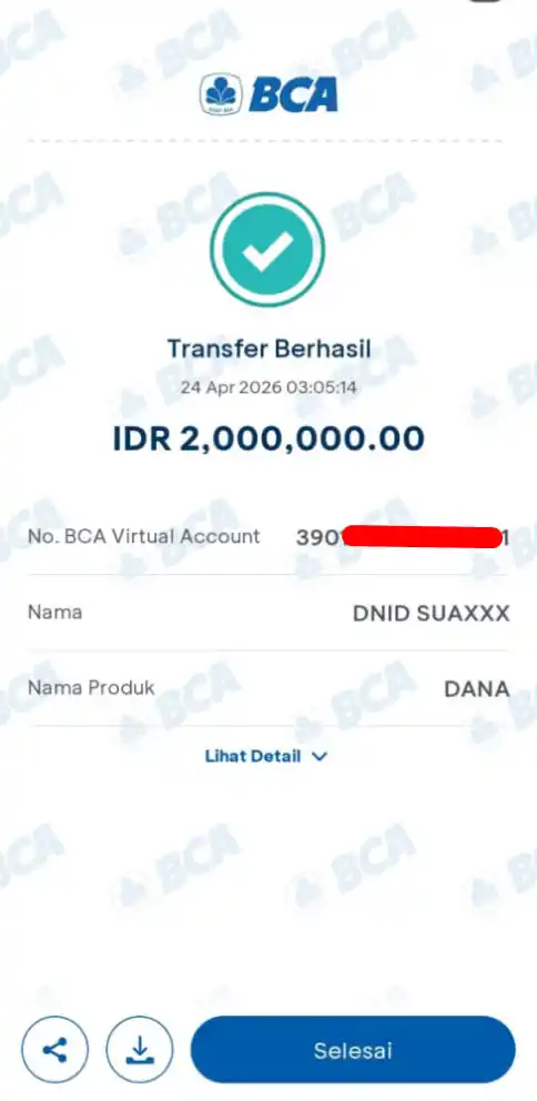 Bukti Transfer