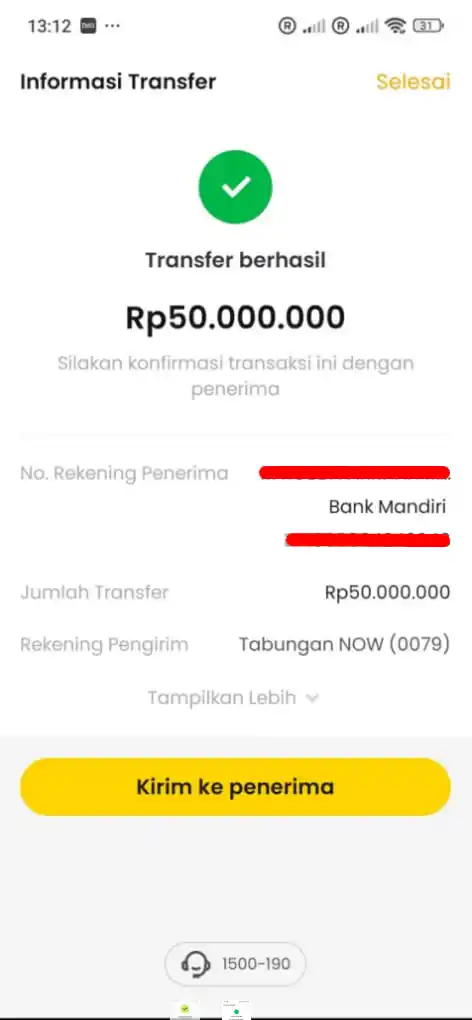 Bukti Transfer