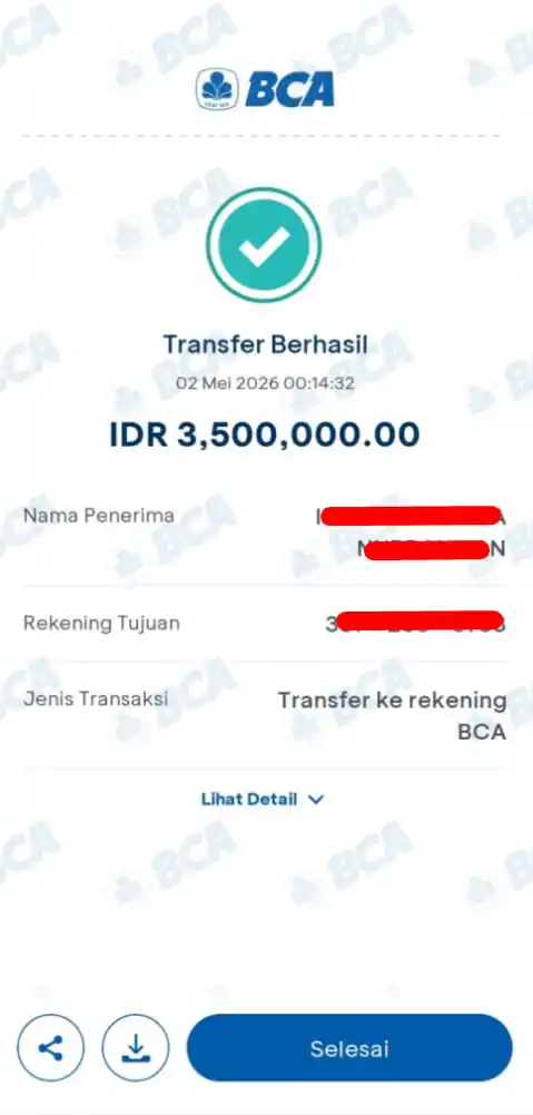 Bukti Transfer