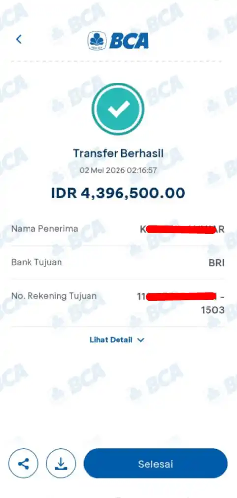 Bukti Transfer