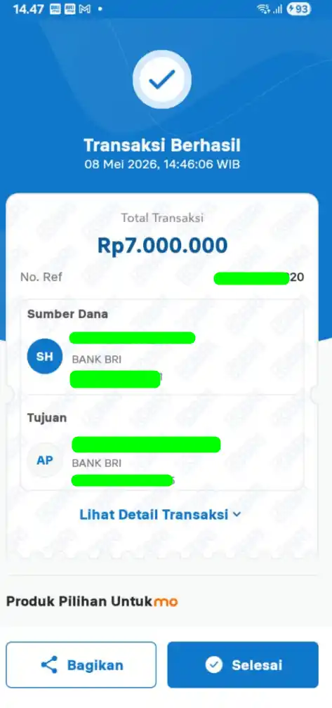 Bukti Transfer