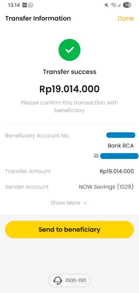 Bukti Transfer