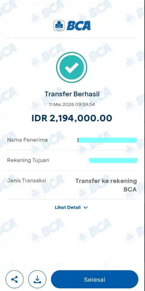Bukti Transfer