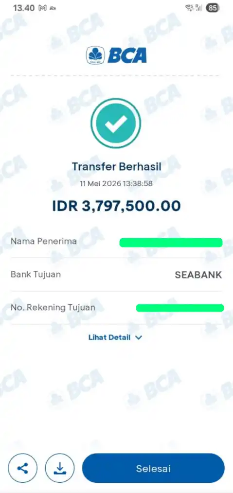 Bukti Transfer