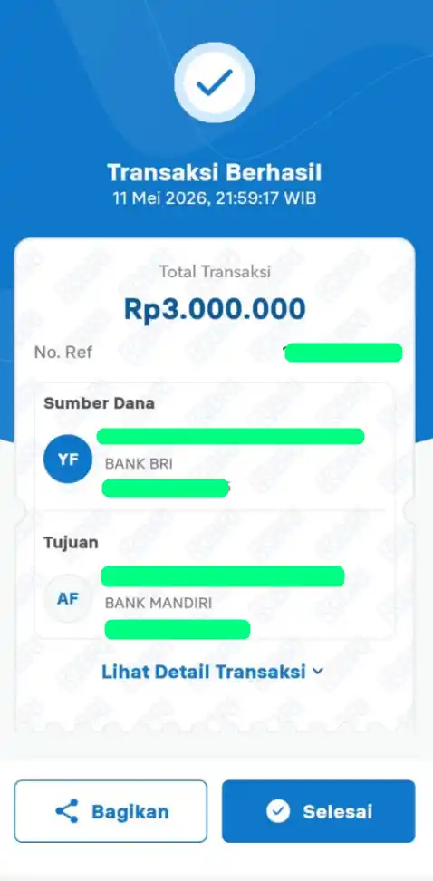 Bukti Transfer