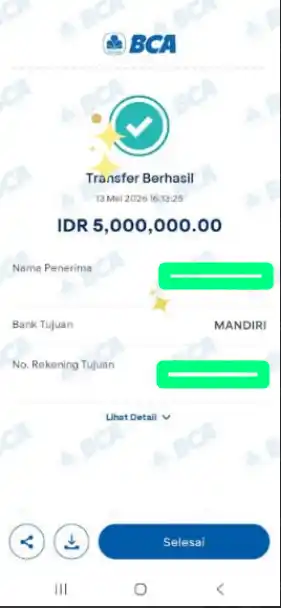 Bukti Transfer