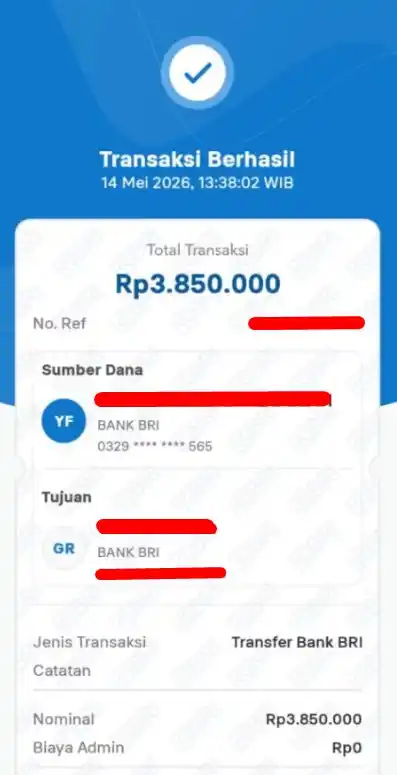 Bukti Transfer