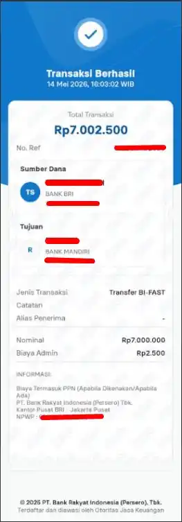 Bukti Transfer