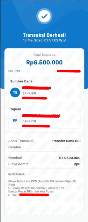 Bukti Transfer