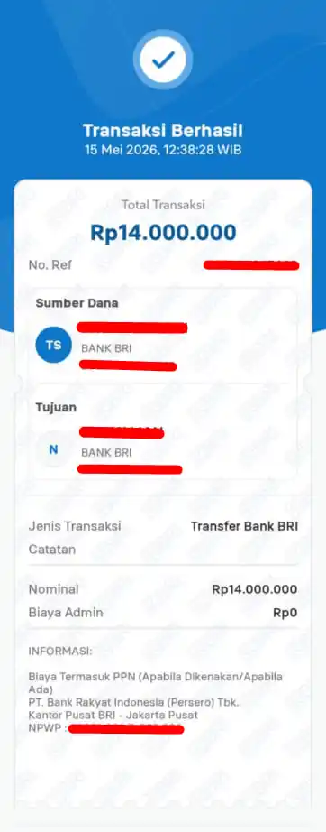 Bukti Transfer