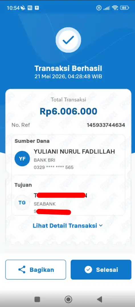 Bukti Transfer