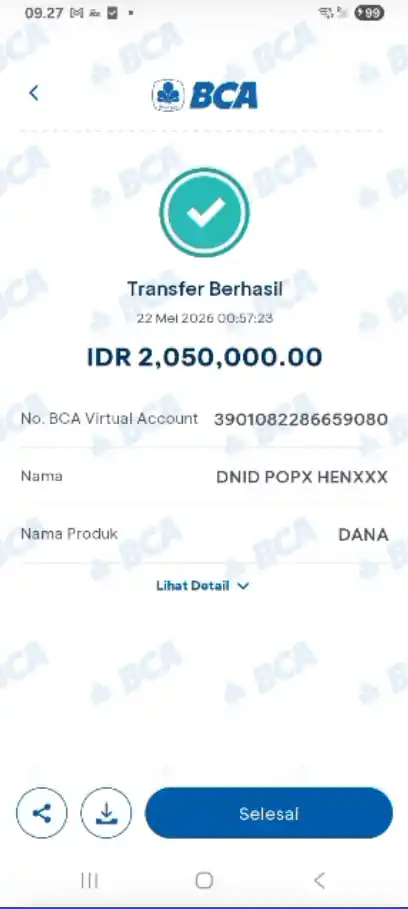 Bukti Transfer