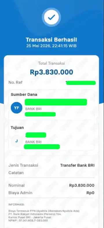 Bukti Transfer