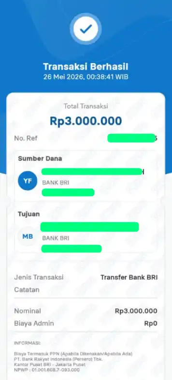Bukti Transfer