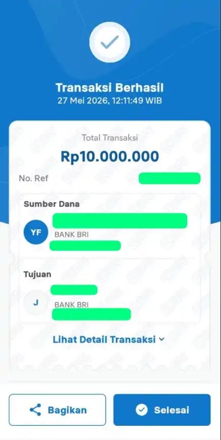 Bukti Transfer