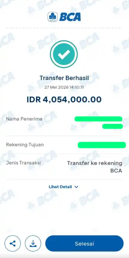 Bukti Transfer