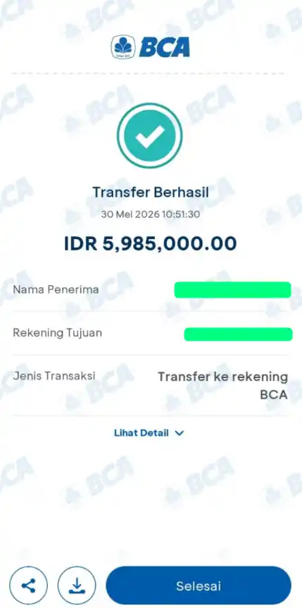 Bukti Transfer