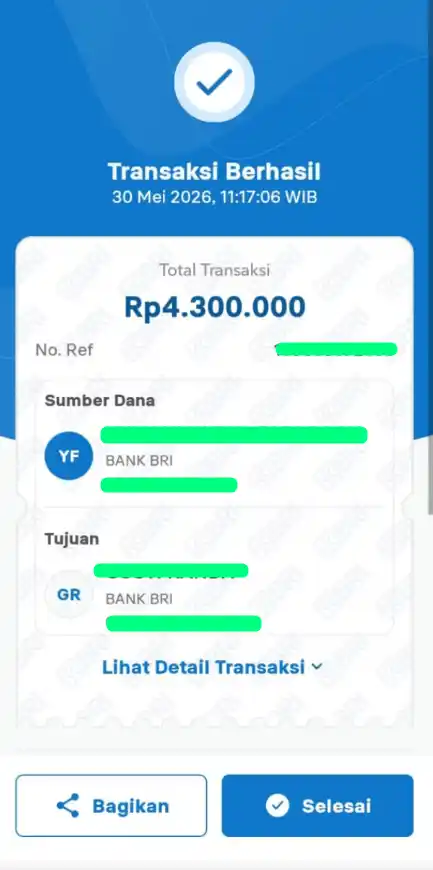 Bukti Transfer