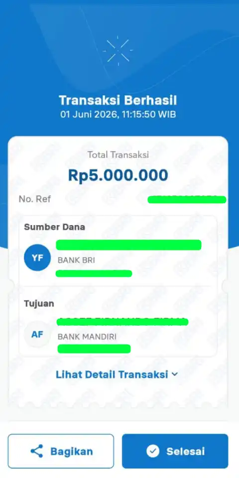Bukti Transfer
