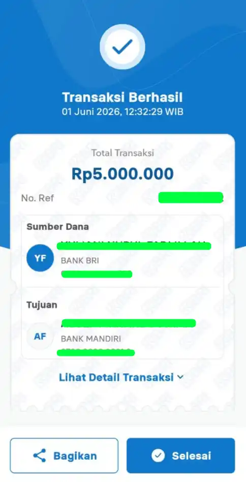 Bukti Transfer