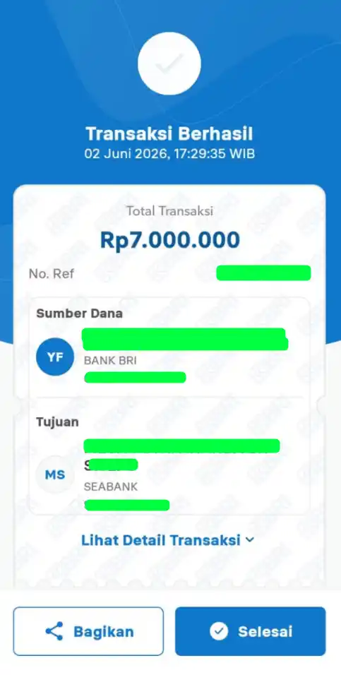 Bukti Transfer