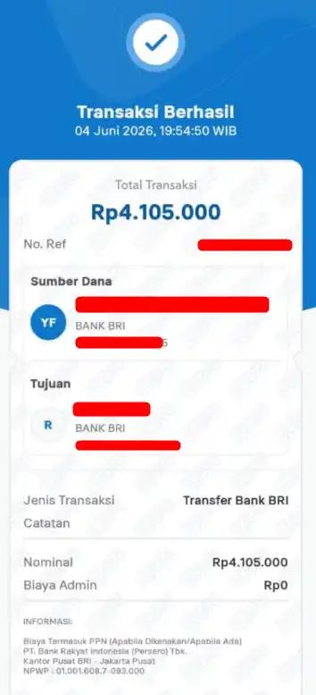 Bukti Transfer