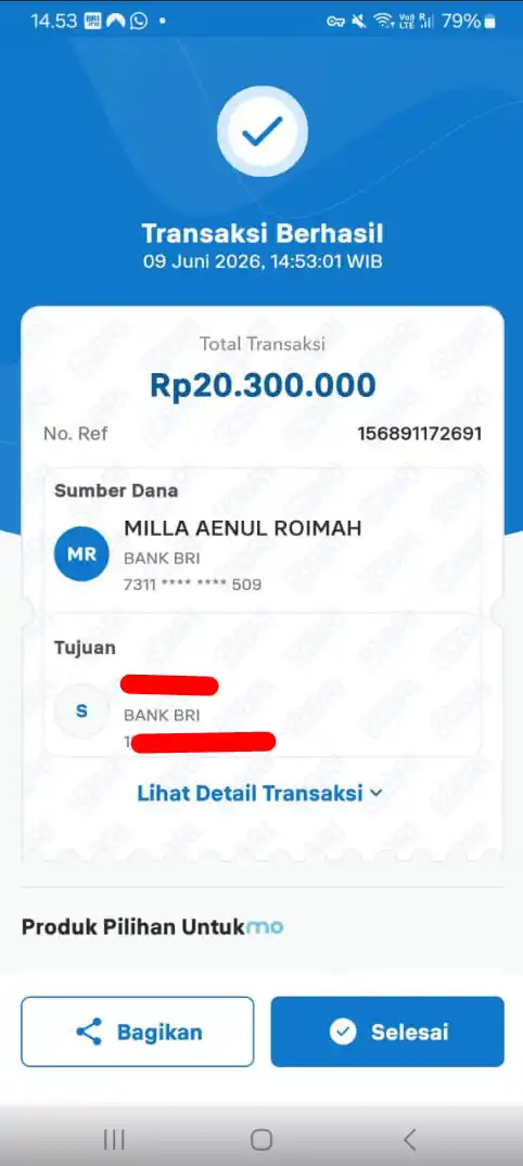 Bukti Transfer