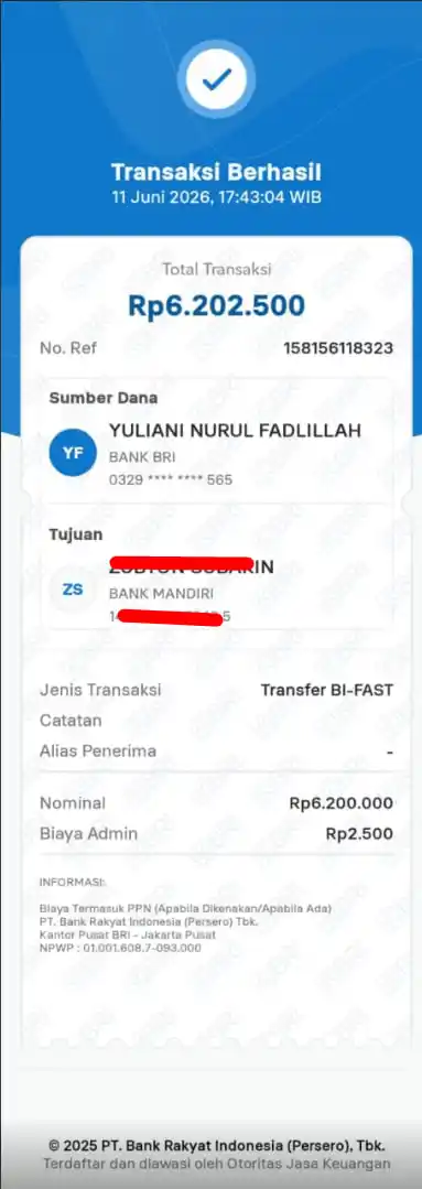 Bukti Transfer
