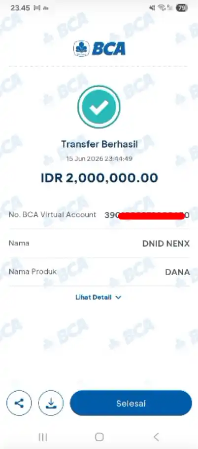 Bukti Transfer