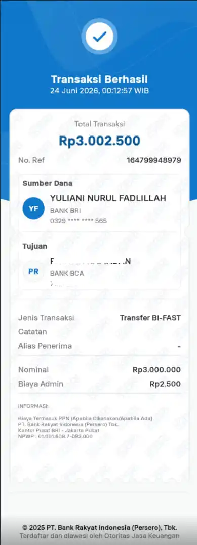 Bukti Transfer