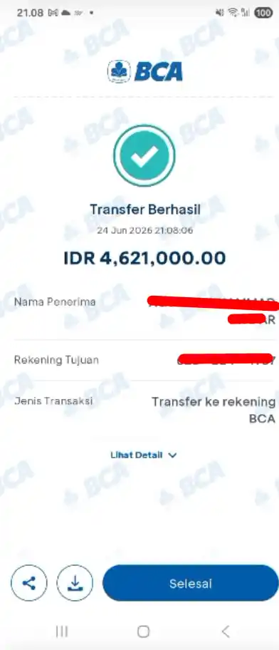 Bukti Transfer