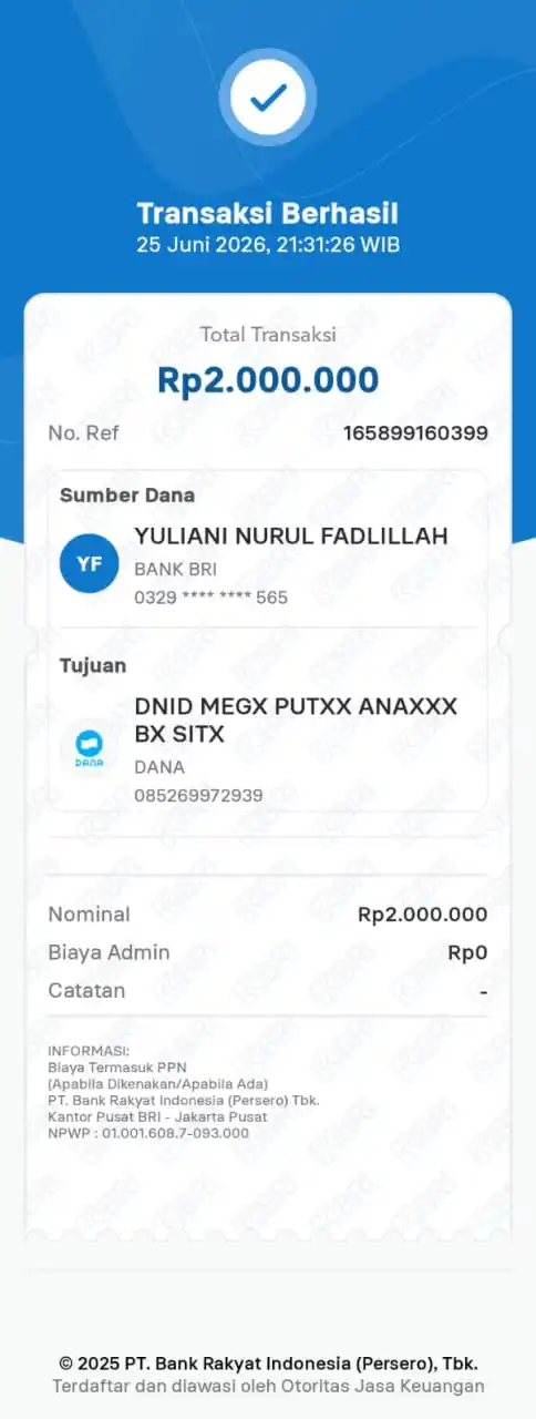 Bukti Transfer