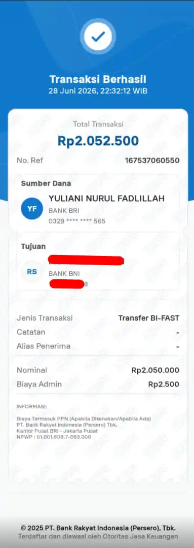 Bukti Transfer