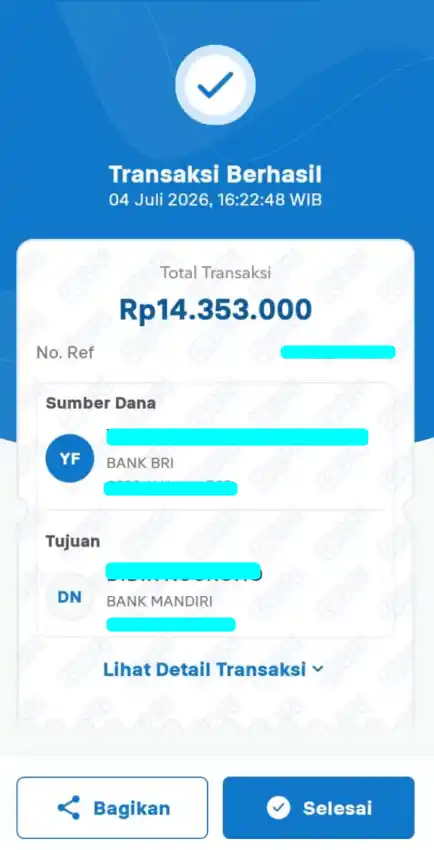 Bukti Transfer