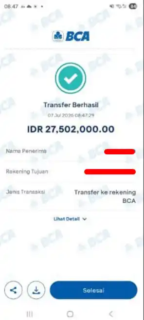 Bukti Transfer