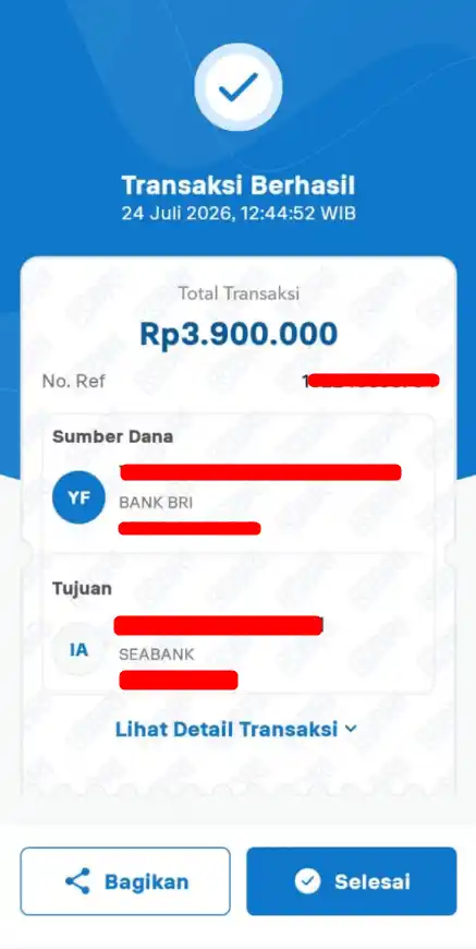 Bukti Transfer