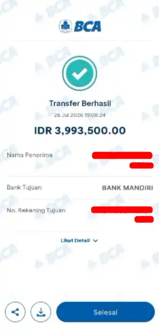 Bukti Transfer