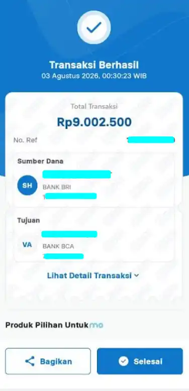 Bukti Transfer